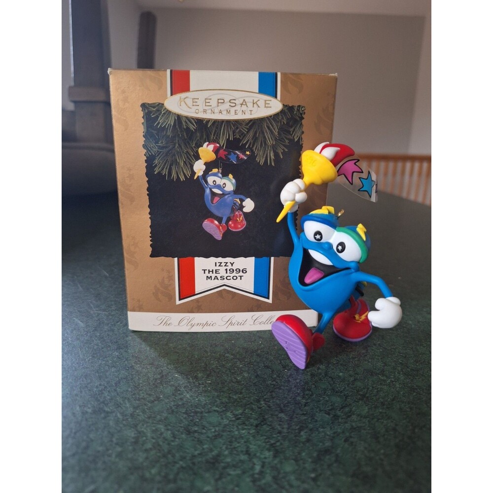Hallmark Keepsake Ornament Izzy The 1996 Mascot Olympic Spirit Collection